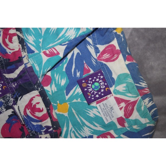 Lot of 2 Pro Spirit Hawaiian Shirts Men's XL Cotton Atomic‎ Vintage Button Ups - Picture 6 of 11